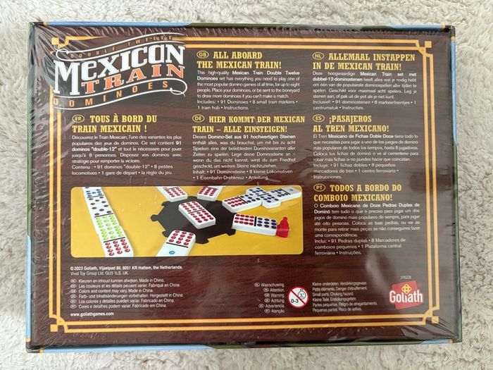 Goliath Mexican Train Dominoes Game - Brand New in Cellophane