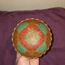 Vintage Brass and Enamel bowl Image 5