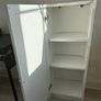 IKEA MICKE Compact Desk & White Storage Cabinet Image 6