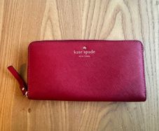 Kate Spade - Zip Around Wallet in Red
