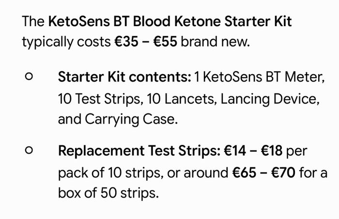 BNWT Blood and Ketone monitor