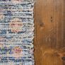 Art Carpet Kilim Collection Blue Floral Rug 135 x 68cm Image 9