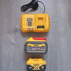 DeWalt Charger & Batteries (New)