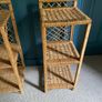 Pair of wicker nightstands Image 2