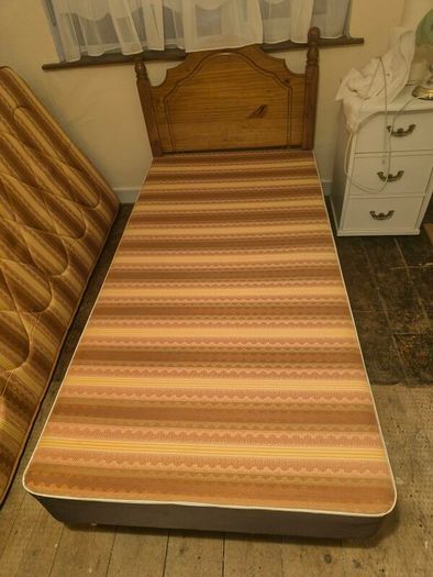 Single bed and Mattress