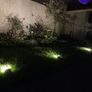 3x low voltage garden lights; 250 lumen, warm white LEDs, 12 metre cable. Image 2