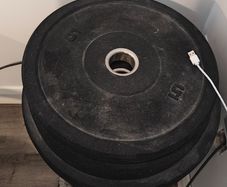 Weights and barbell