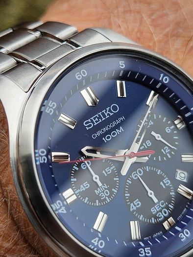 Watch Seiko Chronograph.