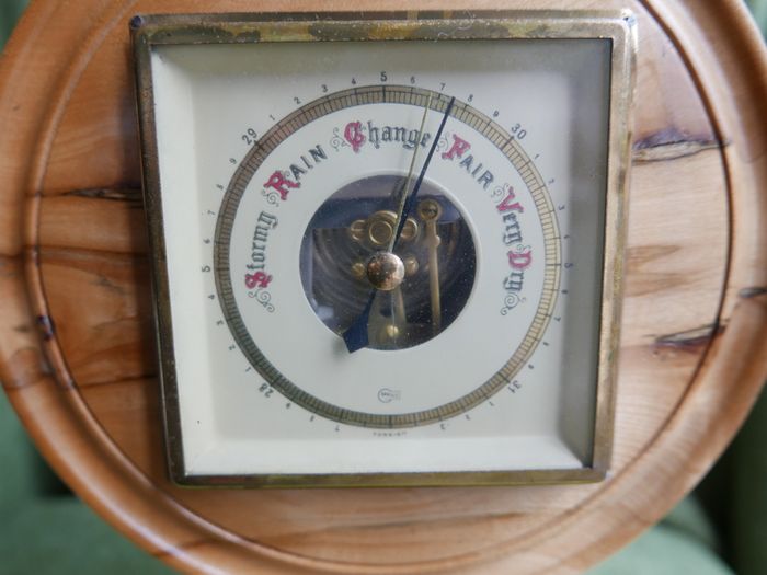 Vintage Weather Station Barometer