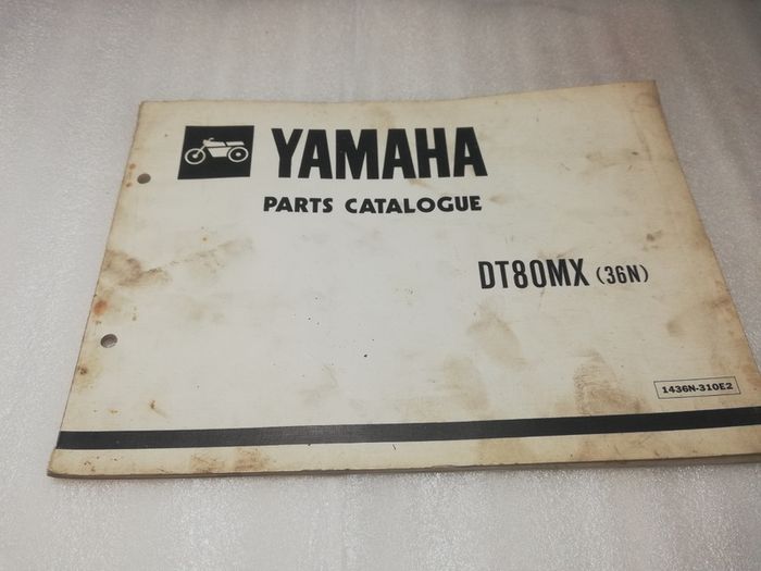 Yamaha DT80 MX parts catalogue