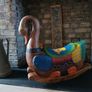 Collectable Hand Carved Rocking Swan Image 2