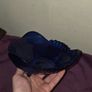 Vintage Cobalt Blue Footed Fruit Bowl Image 5