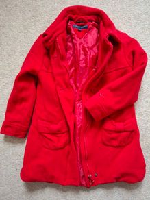 Tommy Hilfiger red girls coat (age:5)