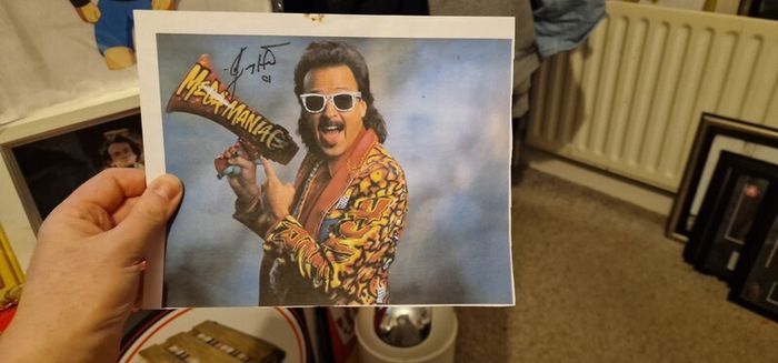 WWE Jimmy Hart Autograph