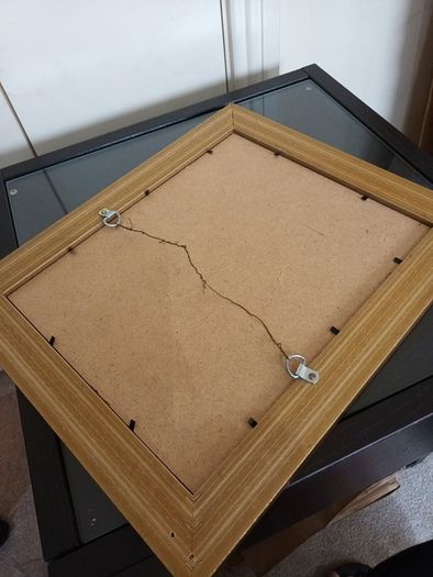 Gold photo frame