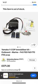 Yamaha y-cop security system brand new