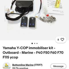 Yamaha y-cop security system brand new