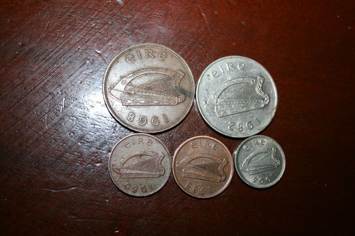 Vintage Irish Coins