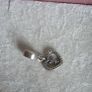 Pandora Disney Tinker Bell heart dangle charm features a sparkling pave-set cubic zirconia in good condition Image 6