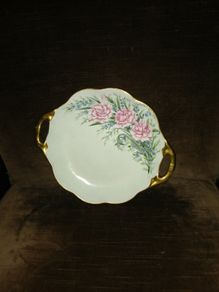 Porcelain plate by Ann Hutchison
