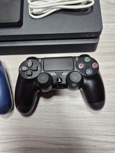 Sony PlayStation 4 Slim 500GB + 2TB HDD Console PS4, GTA 5 And Two Controllers