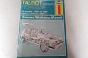 Talbot Horizon Workshop Manual.