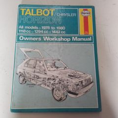 Talbot Horizon Workshop Manual.