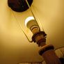 Vintage Brass Column Table Lamps Image 8