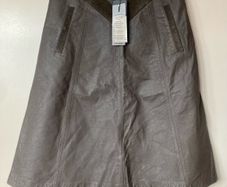 Vero Moda real leather skirt, BNWT, size 10