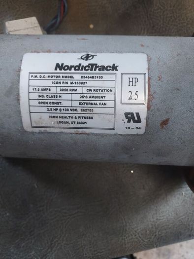 nordictrac 2.5hp motor