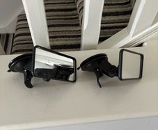 Suction rear view mirror