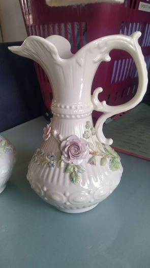 Antique Rare Belleek Pitchers