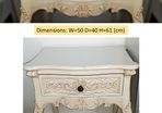 Antique White Carved Bedroom Set (can be sold separately)