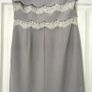 Light Grey Lace Detail Jaques Vert Dress - Size 10 Image 2