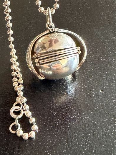 silver necklace