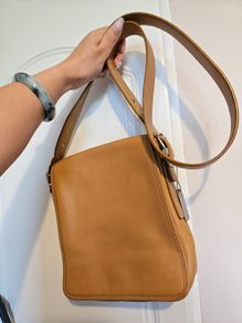 Vintage Coach Legacy Flap #9335 in Camel Leather