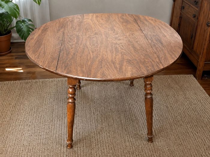 Vintage Ethan Allen Heirloom Solid Maple Drop Leaf Dining Table