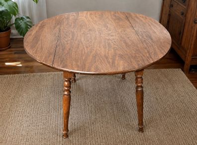 Vintage Ethan Allen Heirloom Solid Maple Drop Leaf Dining Table