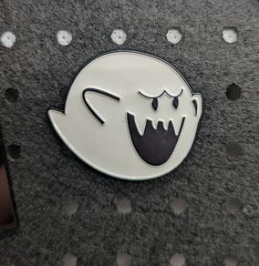 King boo Mario enamel pin