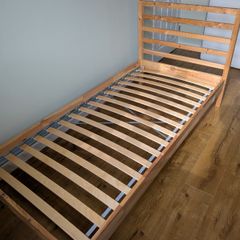 Wooden bed frame