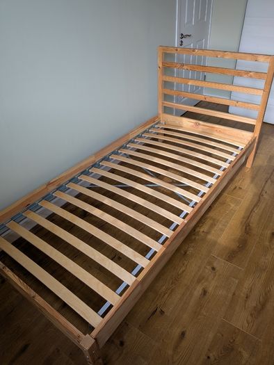 Wooden bed frame