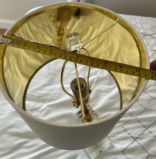 Pair of Glass Table Lamps