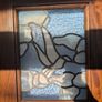 Vintage Stained Glass Doors (Pair):  Beautiful Coastal/Nautical Theme Image 7