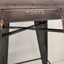 Set of 3 Genuine Tolix Bar Stools- Silver Metal Image 10