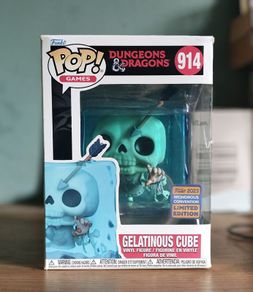 Funko Pop 914 Dungeons & Dragons Gelatinous Cube 2023 Limited Edition DnD TSR Wizards Of The Coast And