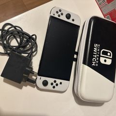 Nintendo Switch OLED with box and unused accessories with case