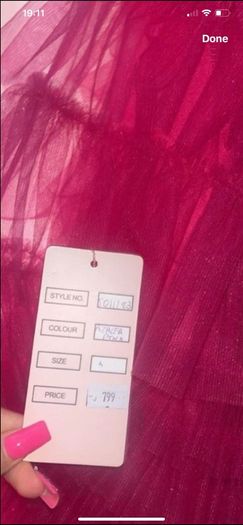 Debs dress from Simply Devine btq