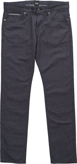 NEW! Hugo Boss Mens Stretch Trousers Blue Marl W38 L32 Slim fit
