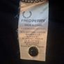 Fred Perry Bomber Collar Polo Shirt Large Navy Blue Image 2