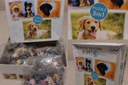 Puppies By Trefl, Limited Edition 3 In 1 Jigsaw Puzzles